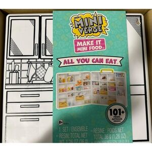 MGA's Mini Verse Make It Mini Food ALL YOU CAN EAT Collection 101+ Pieces
